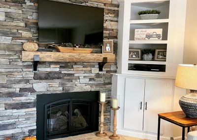 Custom Double Sided Fireplace